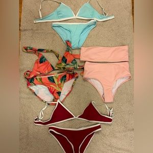4 sets 2 piece bathing suits size M